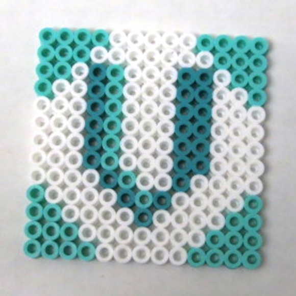 Perler Beads LOVE Coasters Drinkware - Picture 2 of 5